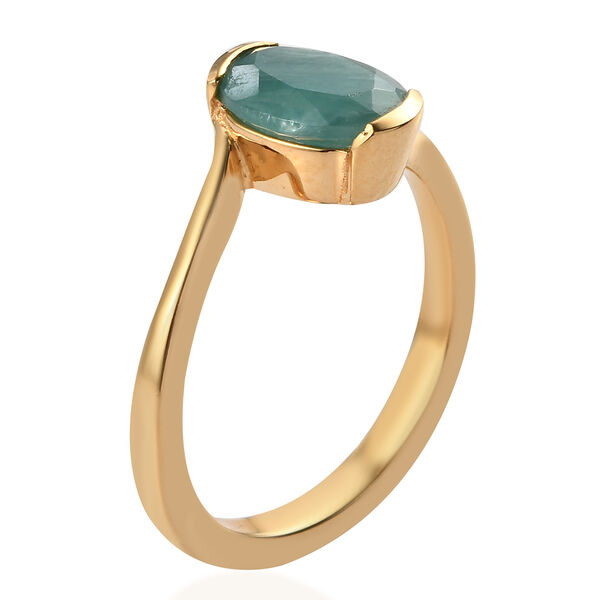 Grandidierit Ring 925 Silber vergoldet  ca. 1,24 ct image number 5