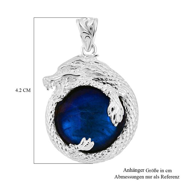 Royal Bali Kollektion -  Labradorit Anh&auml;nger,  925 Silber, ca. 23,94 ct. image number 6