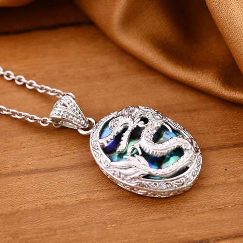 Abalone Muschel Anhänger 925 Silber image number 1