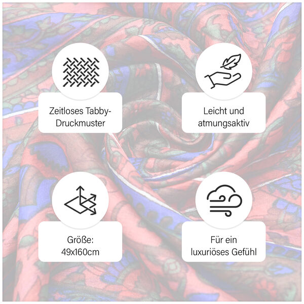 Quadratischer Seidenschal image number 5