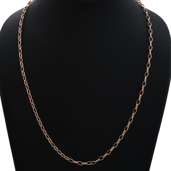 925 Silber ros&eacute;vergoldet Kette ca. 75 cm ca. 11,68g image number 2