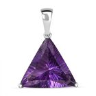 Afrikanischer Amethyst Anhänger, 925 Silber platiniert ca. 23.95 ct