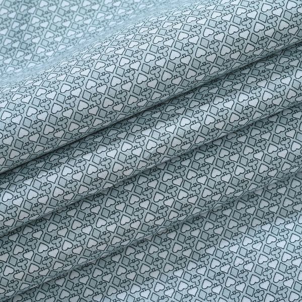 Bettw&auml;sche-Set 6tlg., Blumenmuster, blau/wei&szlig; image number 11