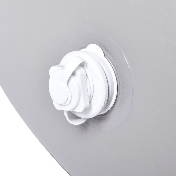 Aufblasbarer Sitzsack in Rundform, Grau image number 5