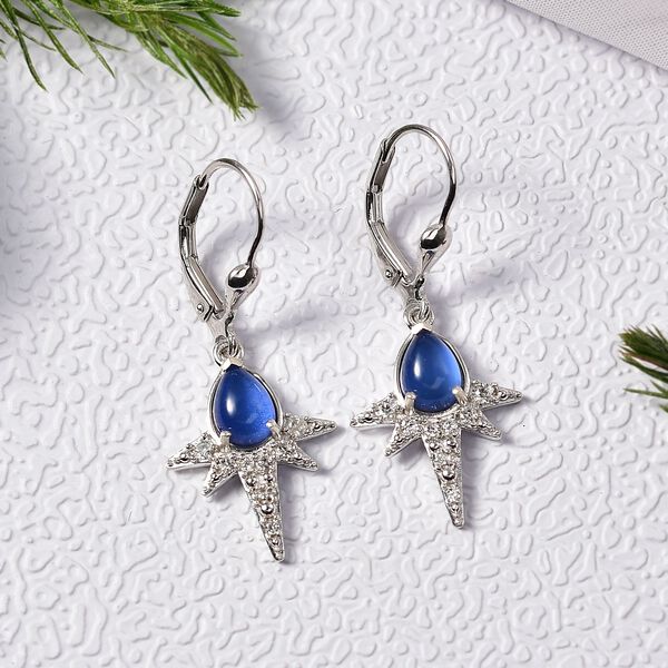 D'Joy Aurora Mondstein und Zirkon Ohrringe - 1,94 ct. image number 2