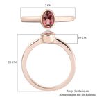 Natürlicher Blush Turmalin-Ring, 925 Silber Roségold Vermeil  ca. 0,53 ct image number 6