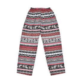 Hose für Damen, Rosa und schwarz