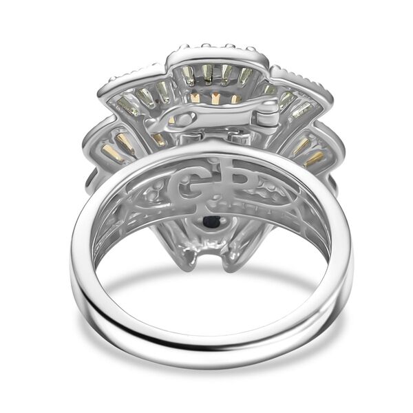 GP Shell Trionfo Kollektion - AA Multi-Edelstein, Zirkon und blauer Saphir Ring/ Anh&auml;nger  - 1,41 ct. image number 7