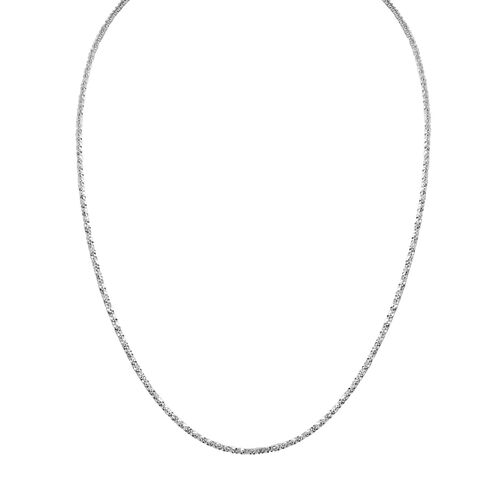 925 Silber rhodiniert Kette ca. 60 cm ca. 6,49g image number 0