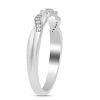 Diamant Ring 925 Silber platiniert  ca. 0,10 ct image number 3