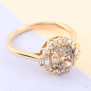 ILIANA AAA Turkizit und SI GH Diamant-Ring - 1,80 ct.
