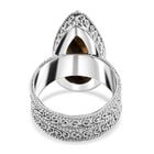 Royal Bali - Labradorit-Ring, 925 Silber Schwarz oxidiert  ca. 15,10 ct image number 4