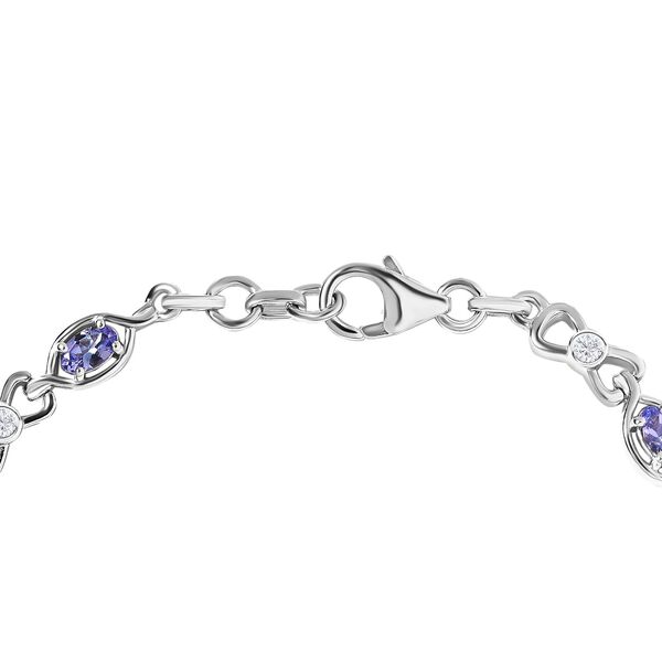 Tansanit und Zirkon Atmband - 2,39 ct. image number 3