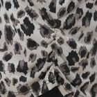 TAMSY - Drapiertes Strick-Top mit V-Ausschnitt, One Size, Leopard/Nude image number 4