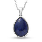 Lapislazuli Anhänger mit Kette ca. 11,33 ct