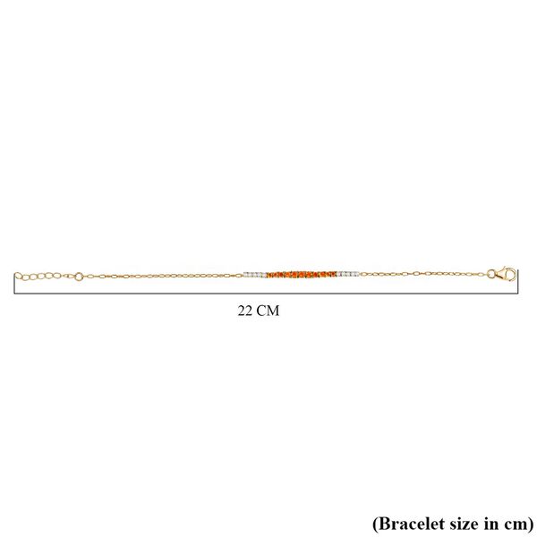 D'Joy Feueropal und Zirkon Armband, 19+2,5 cm - 1 ct. image number 5