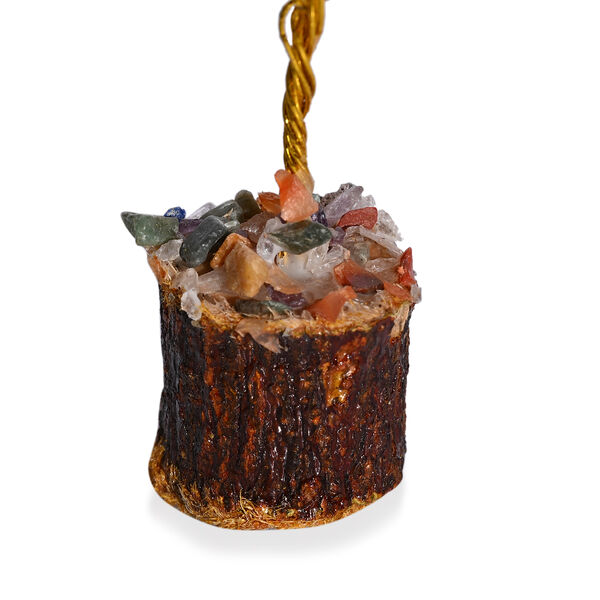 "Livmore Set of 8 Gemstone bonsai Trees Size -5.08 Cm Color- Multi  " image number 6