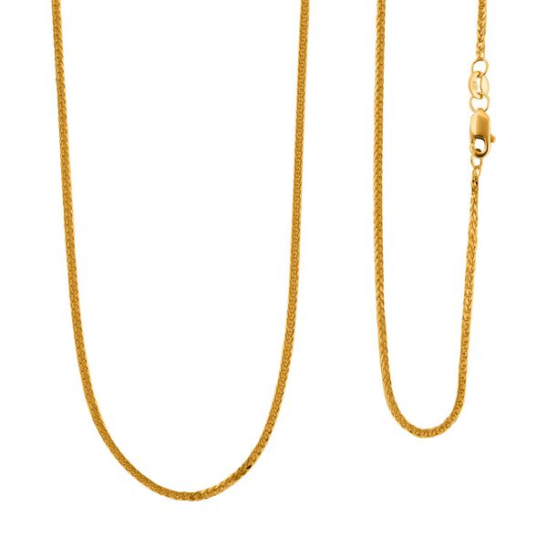 Spigakette in 916 Gelbgold, 50cm