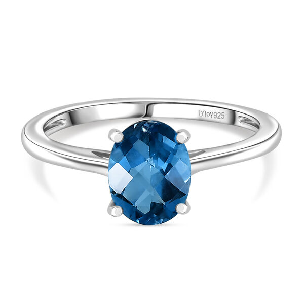 D'Joy London Blau Topas Ring - 1,47 ct. image number 0