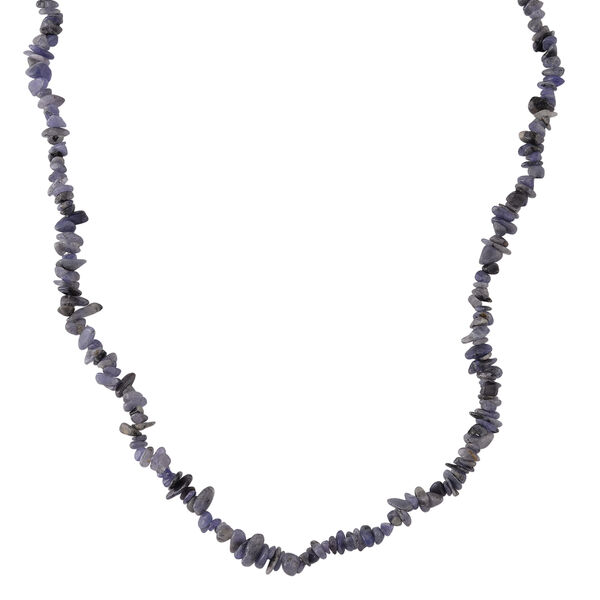 Tansanit Halskette 76 cm ca. 310.00 ct