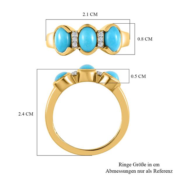 Amerikanischer, natürlicher Sleeping Beauty und Zirkon-Ring -1,55 ct. image number 7