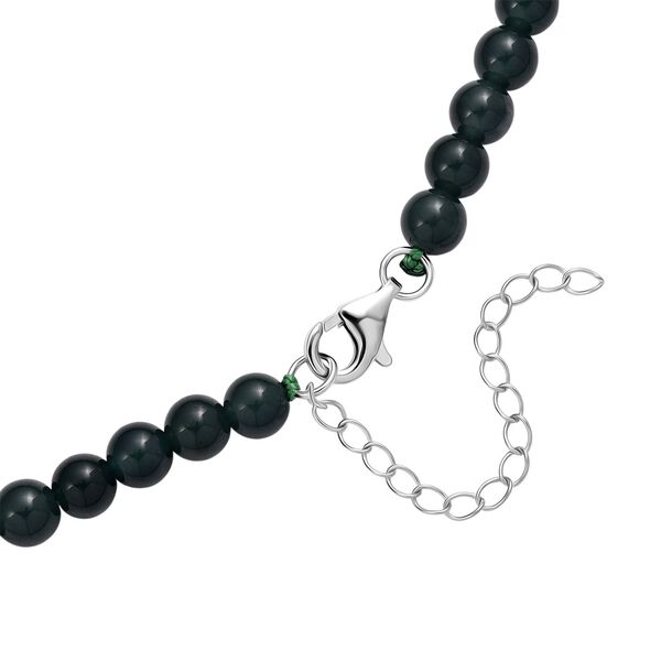 AAA flexibles Olmek Jadeit Armband und 45+5cm Halskette image number 4