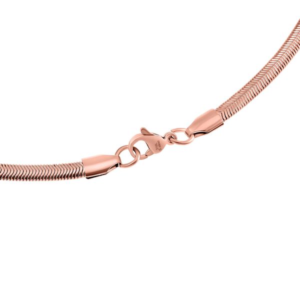 3er-Set - Kugelkette 40 cm, Gliederkette 45 cm und Ankerkette 55 cm, Roségoldton image number 7