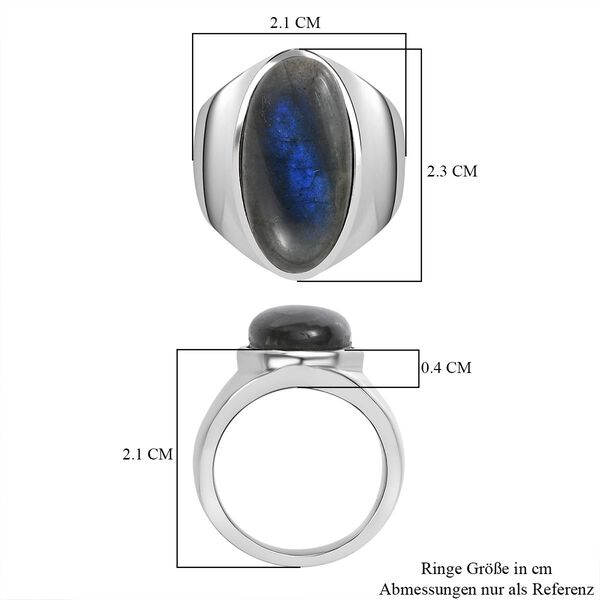 AAA Labradorit Ring - 10,61 ct. image number 7