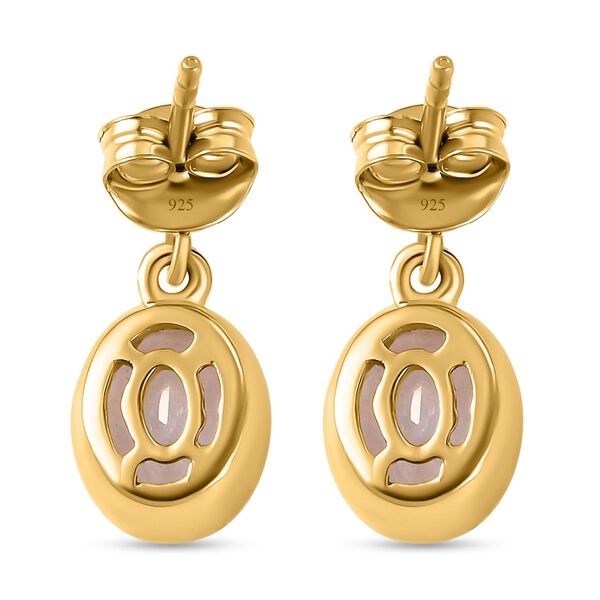 Premium Regenbogen Mondstein-Ohrringe - 2,51 ct. image number 5