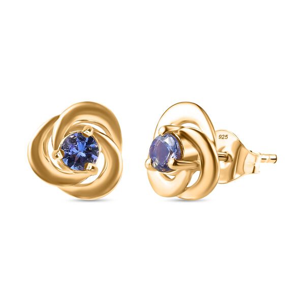 Tansanit Ohrringe - 0,53 ct.