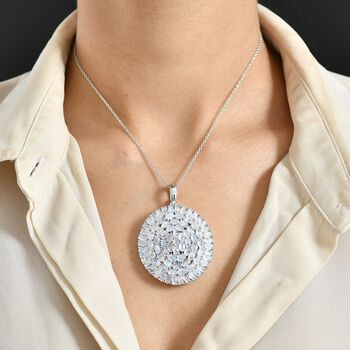 D'Joy Regenbogen Mondstein Anh&auml;nger mit 50cm Kette - 26,35 ct.