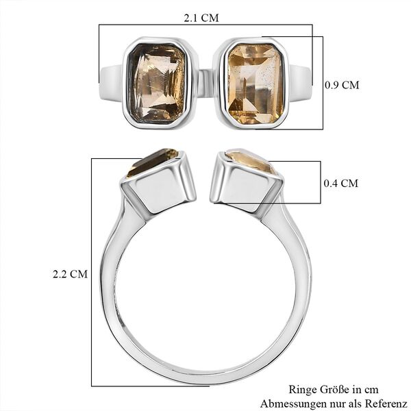 Citrin Ring Edelstahl (Größe 16.00) ca. 1,83 ct image number 7