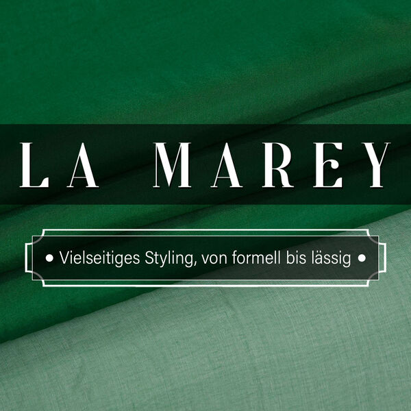 LA MAREY - Chiffonschal aus 100% Maulbeerseide in Grün image number 2