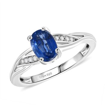 D'Joy 2er-Set AA Nat&uuml;rliches Kaschmir Kyanit und Zirkon Schmuckset - 3,17 ct.