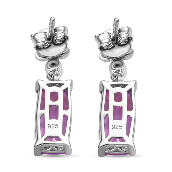 Rose De France Amethyst und Zirkon-Ohrringe - 5,58 ct. image number 6