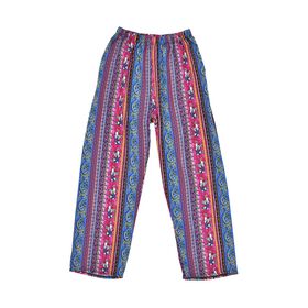 Gewebte Viskosehose, Länge 103/ Hüfte 66/ Taille 56cm, rotfarben