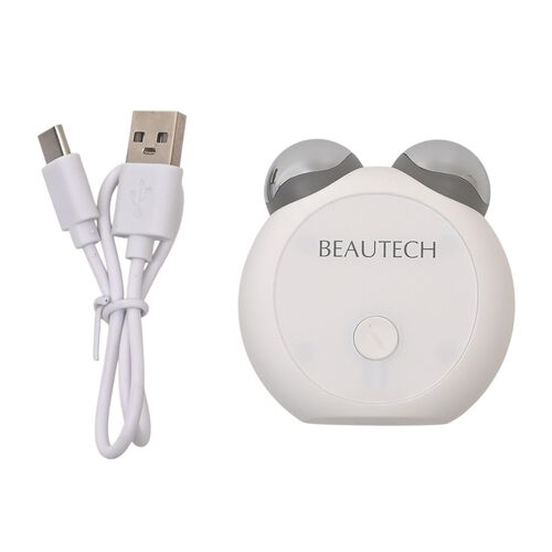 BEAUTECH 1633 Mini-Gesichtsmassagegerät, Weiß Matt, EMS Funktion, 5V, 3W image number 0