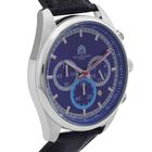 William Hunt - Echtleder-Armbanduhr im Hollywood-Glamour-Stil, 5ATM Wasserdicht, Japanisches Uhrwerk, blau image number 4