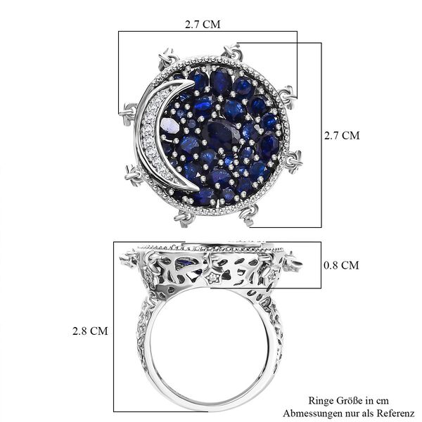 GP Celestial Dream Kollektion- Masoala Saphir, Zirkon und Saphir-Ring - 5,55 ct. image number 7