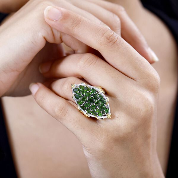 Nat&uuml;rlicher Chromdiopsid-Ring - 5,19 ct. image number 10