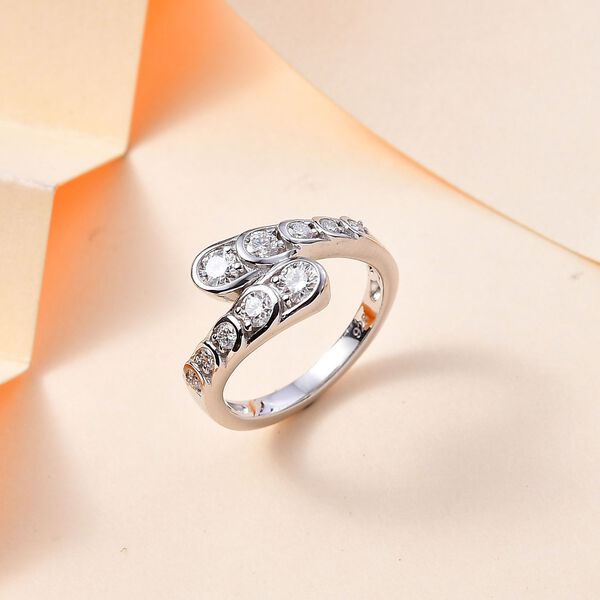 Moissanit Ring, ca. 0,77 ct image number 2