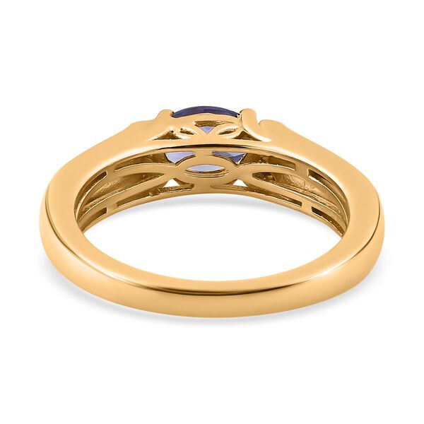 AA Tansanit und Zirkon Ring - 0,85 ct. image number 5