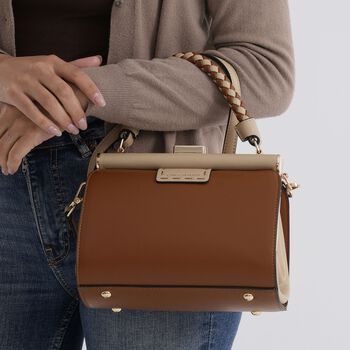 "Life style Color:Beige with brown /Profile:Set of 2 PU Crossbody Bag with wallet wall(exterior): PU  Lining(interior): polyester Pockets(exterior):clasp-1,zipped-1; Pockets(interior):zipped-2,slid-1 Pockets(exterior):clasp-1 Pockets(interior):card slot-6
