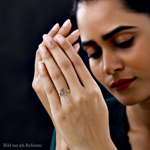 Nat&uuml;rlicher Champagner Diamant-Ring - 0,50 ct. image number 3