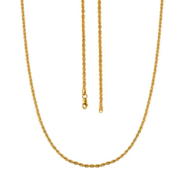 Seilkette in 915 Gelbgold, 50cm image number 5
