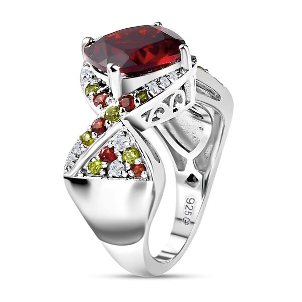 GP Italian Garden Kollektion - Mosambik Granat und Multi-Edelstein-Ring - 5,63 ct. image number 6
