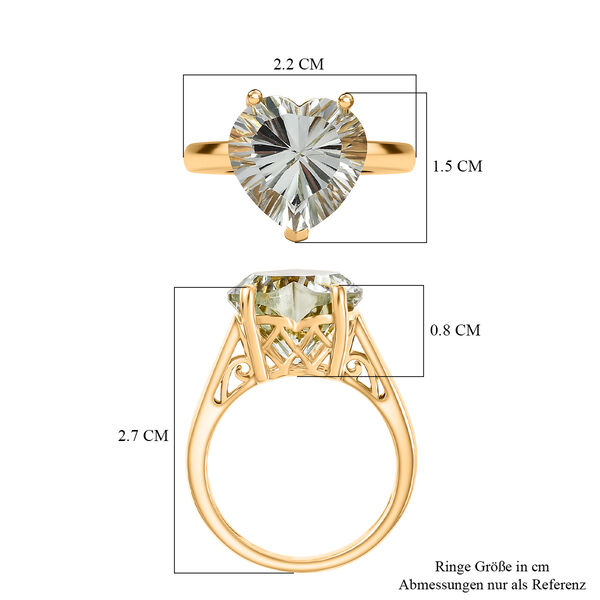 D'Joy AA Prasiolith Ring - 5,67 ct. image number 6