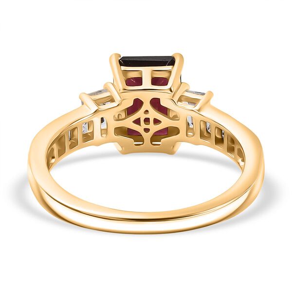 D'Joy Rhodolith Granat und Zirkon Ring und Anh&auml;nger mit 50cm Kette image number 6