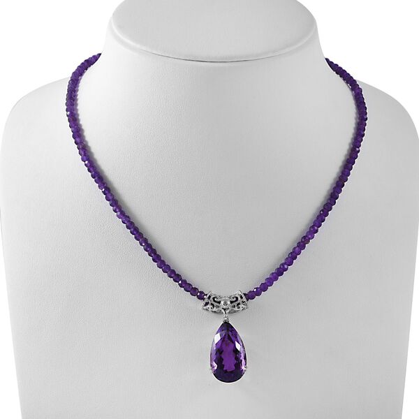 Afrikanisches Amethyst-Schmuckset - 72,87 ct. image number 1