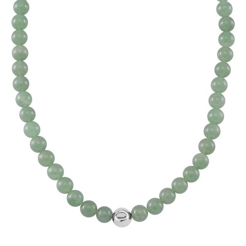 Grüne Aventurin-Halskette, 50 cm - 365 ct. image number 0